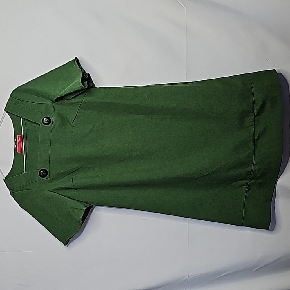 Image green square neck flutter sleeves sz Small